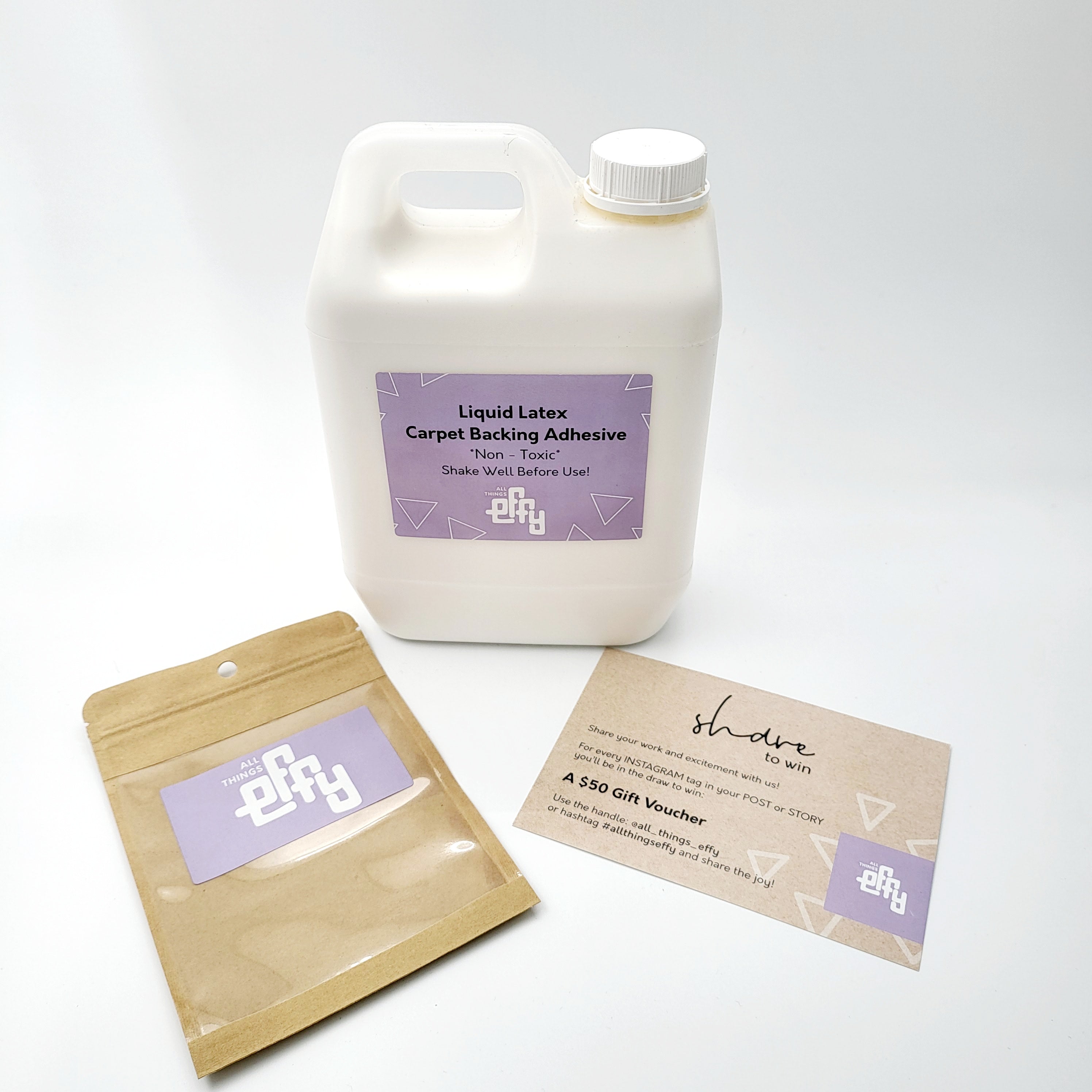 LATEX Adhesive for backing rugs! *Now shipping Worldwide!!* - All